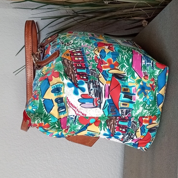 Dooney & Bourke Bags Rare Dooney Bourke Sandbar Tropical Print Xl
